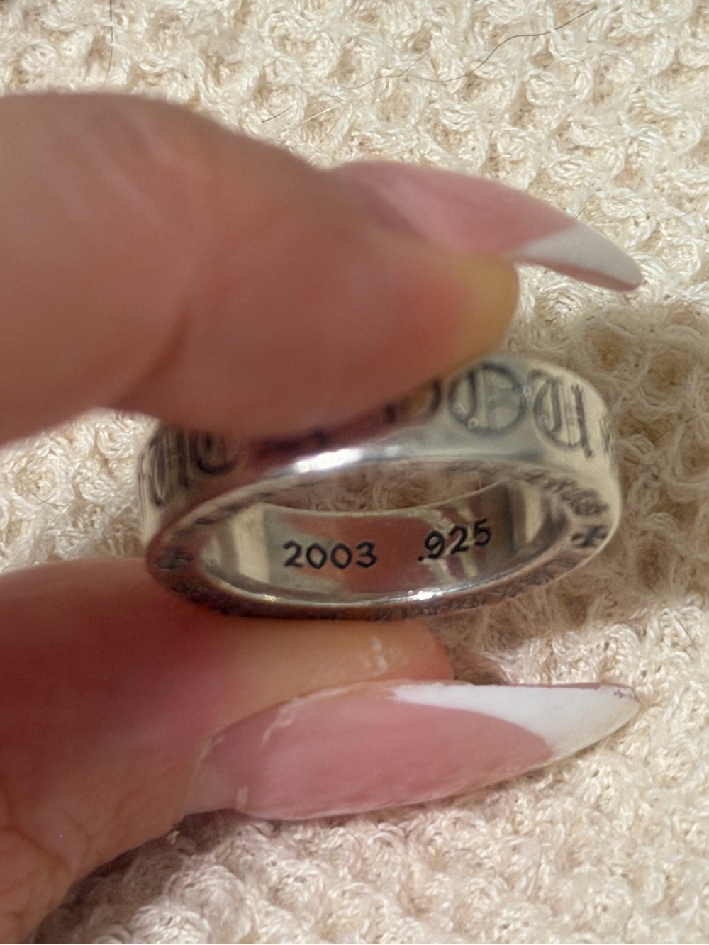 Chrome Hearts F**K YOU Ring - Picture 4 of 5